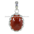 Red Onyx Gemstone 925 Sterling Silver Pendant Jewelry